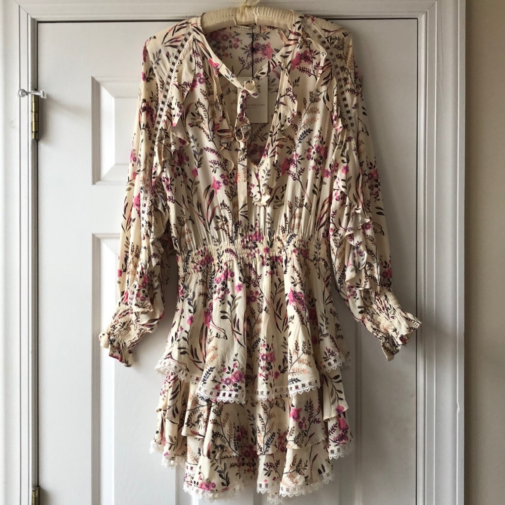 Maisie Playdress in Strawberry & Cream Size Small